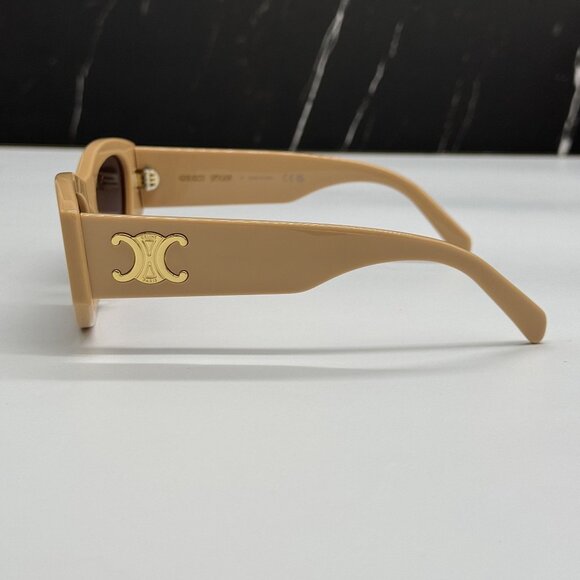 NEW CELINE CL40308U 57B BEIGE NUDE WOMEN SUNGLASSES CELINE - Picture 6 of 11